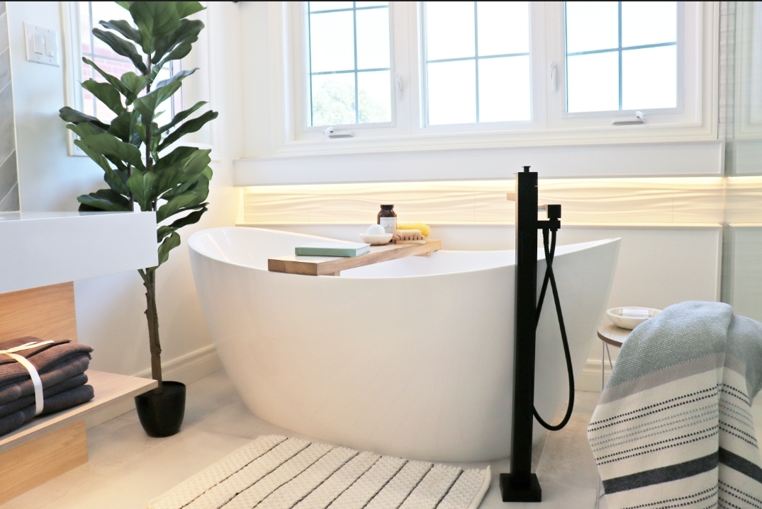 Bathroom Remodel — Freestanding bath