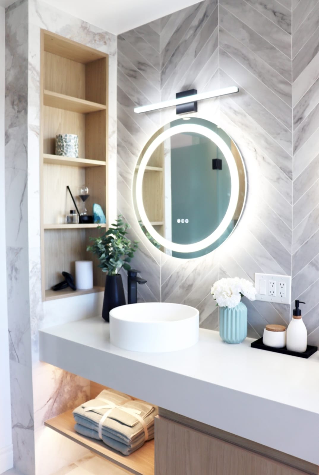 Bathroom Remodel — Vanity detail