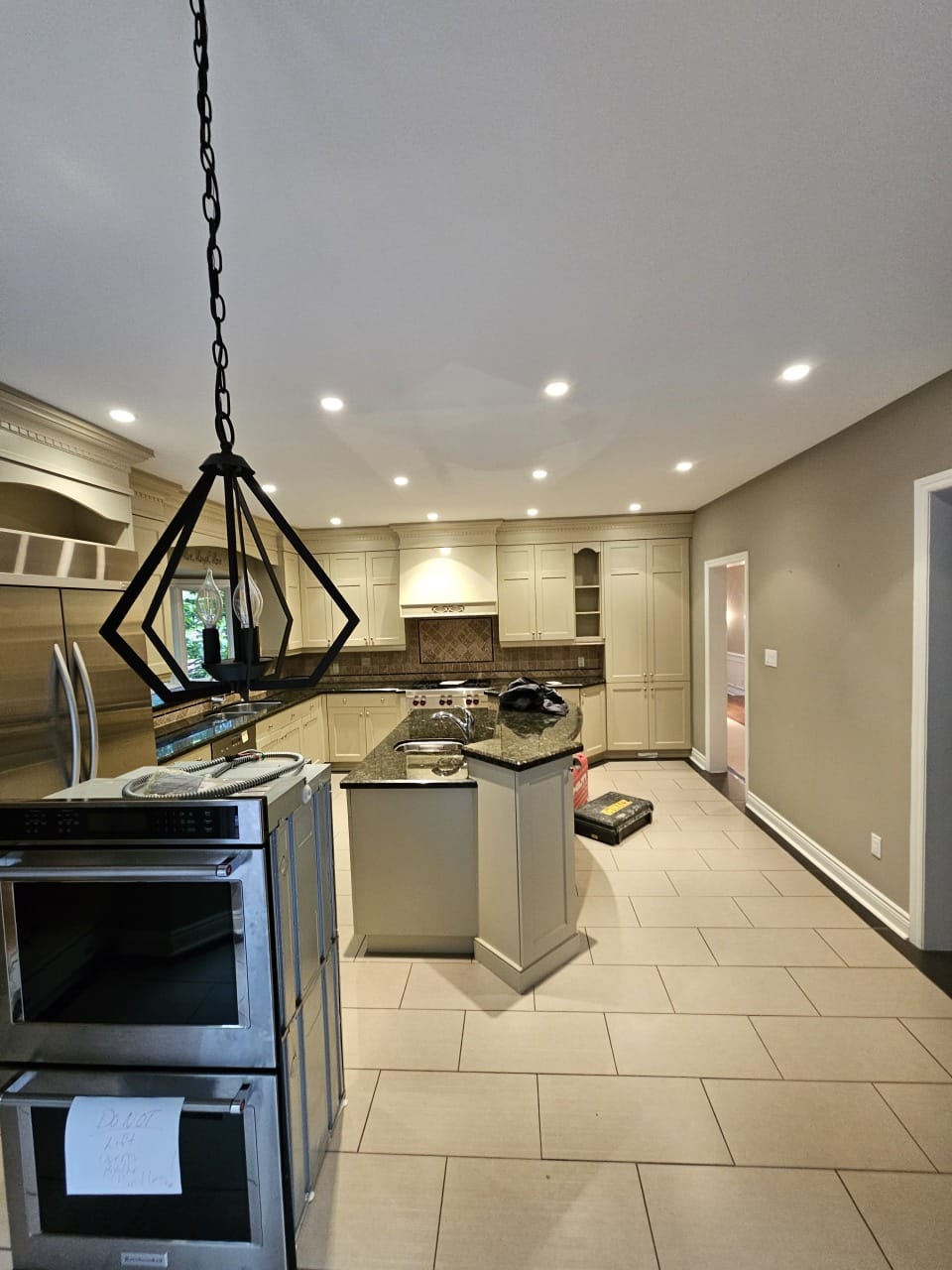 Kitchen Remodel — Original kitchen and island