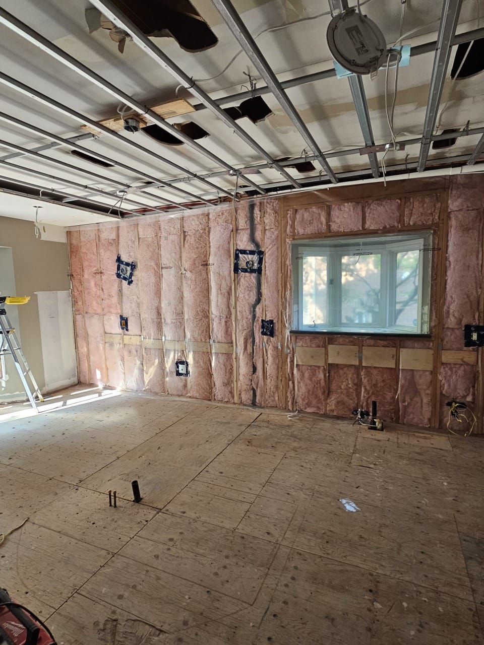 Kitchen Remodel — Kitchen during construction