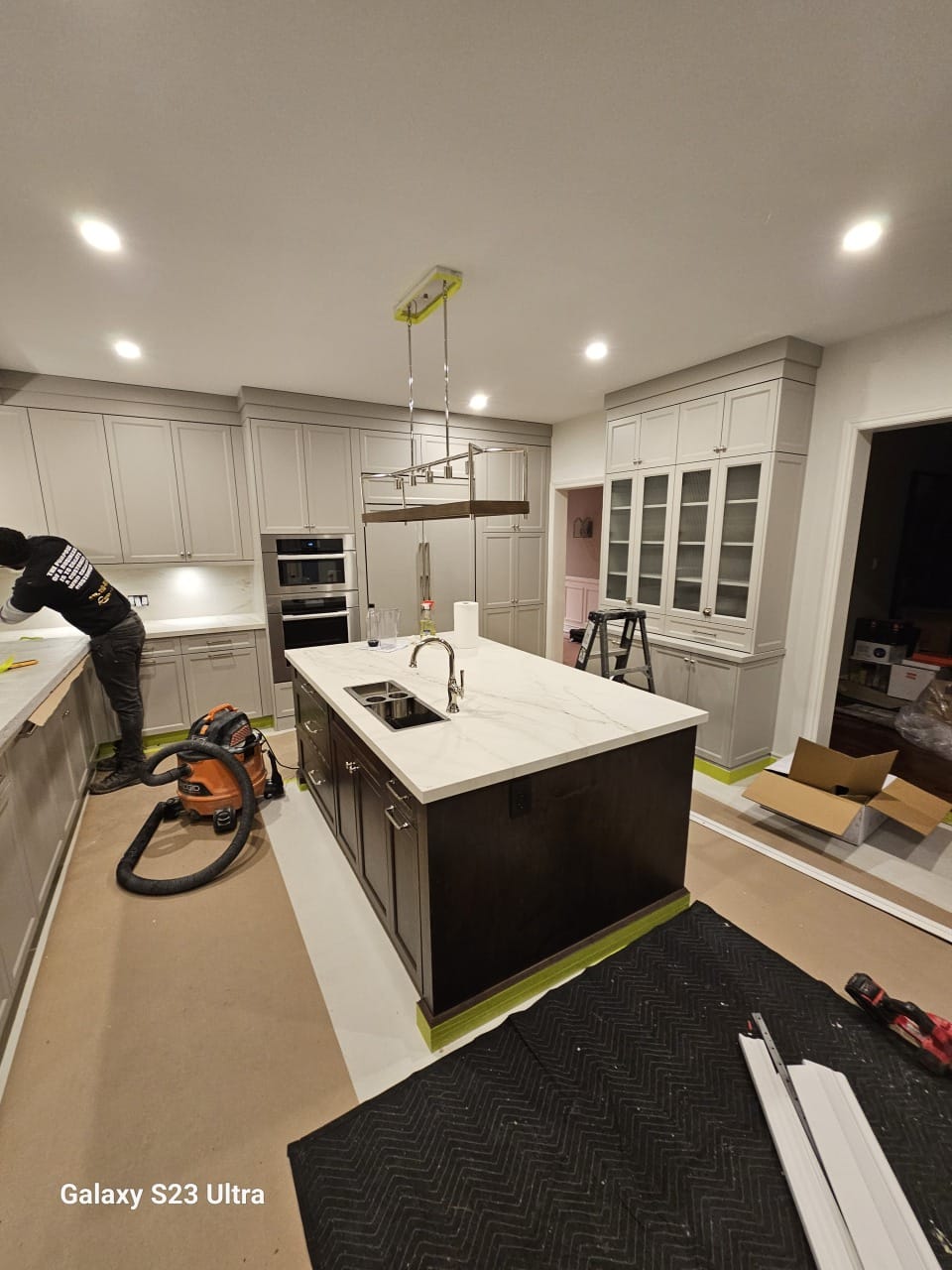 Kitchen Remodel — Kitchen finishes in progress