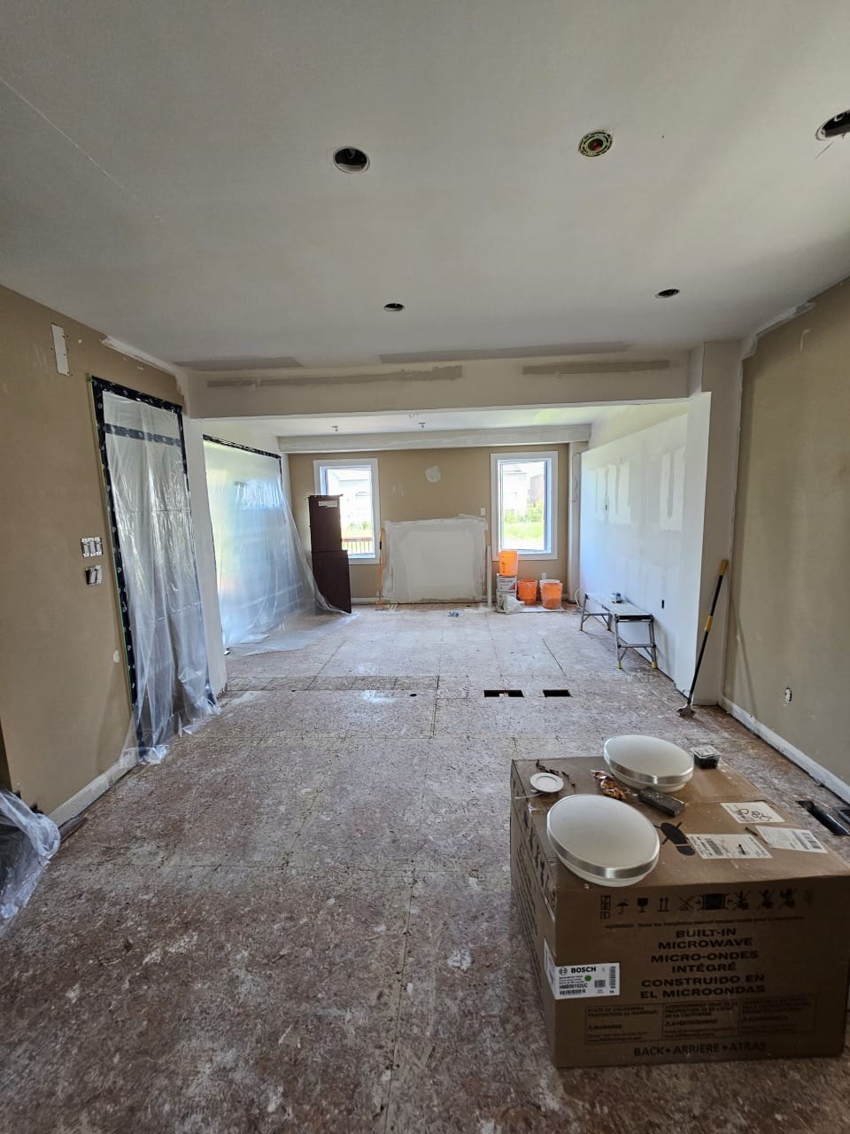 Main Floor Renovation — Interior finishes in progress