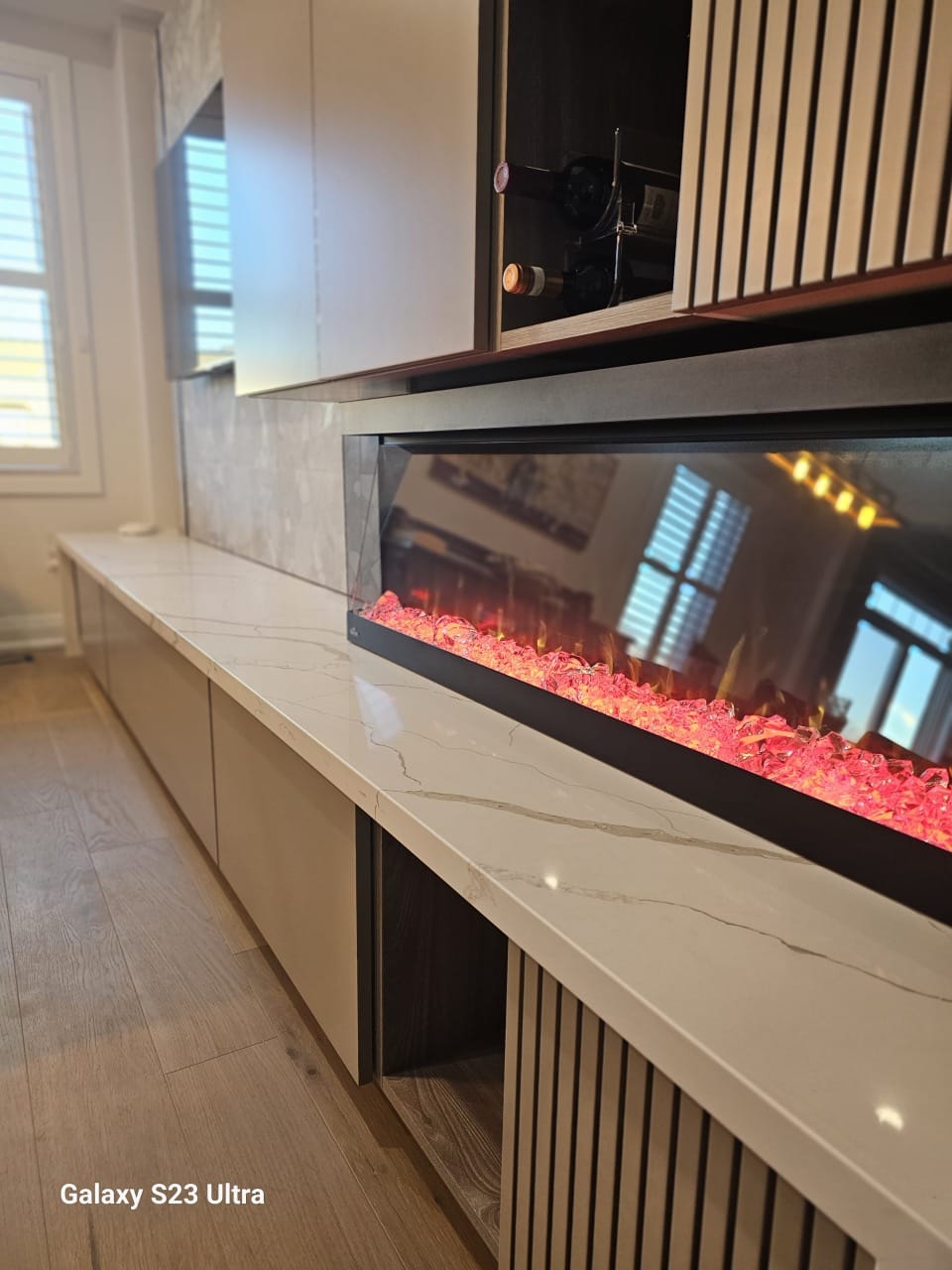 Main Floor Renovation — Fireplace detail